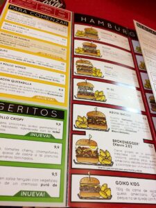 Carta Goiko Grill Zaragoza • Un buen día en Zaragoza