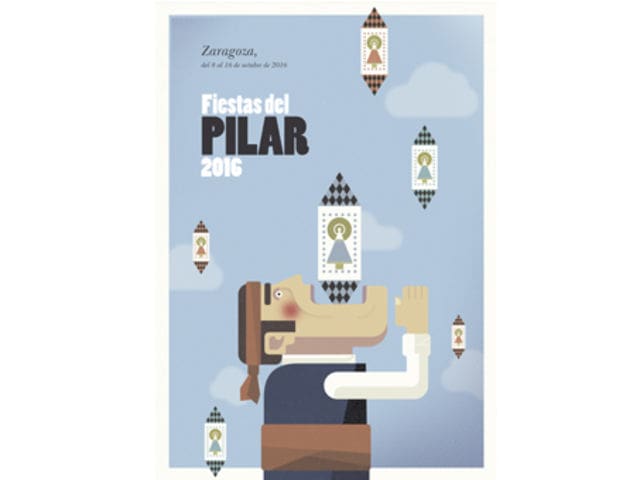 Cartel oficial Fiestas del Pilar