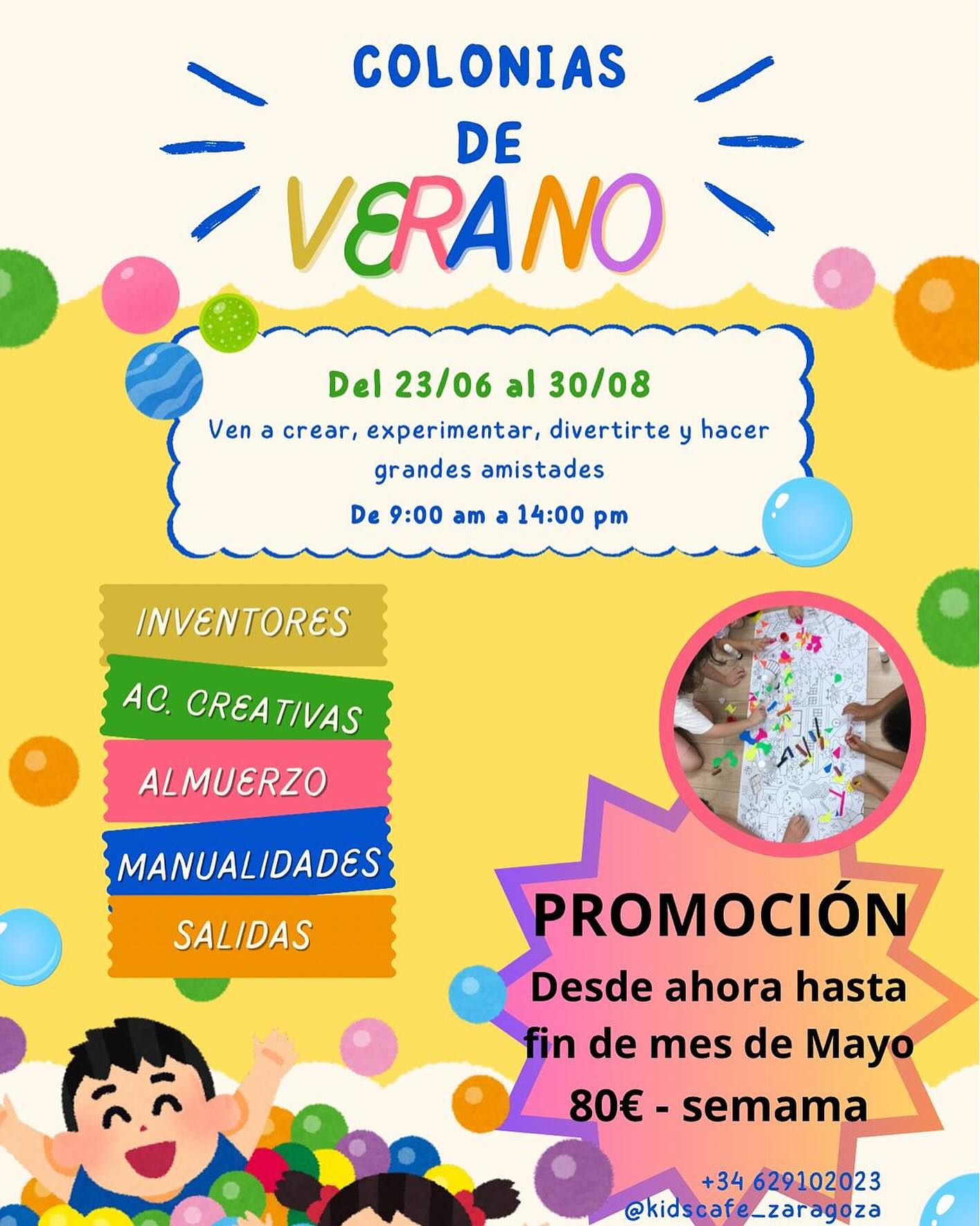 planes con niños en verano en zaragoza